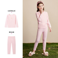 女童春秋保暖内衣套装儿童中大童秋衣秋裤家居服套装