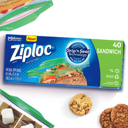 Ziploc 密保诺 抽取式保鲜袋 小号 40只