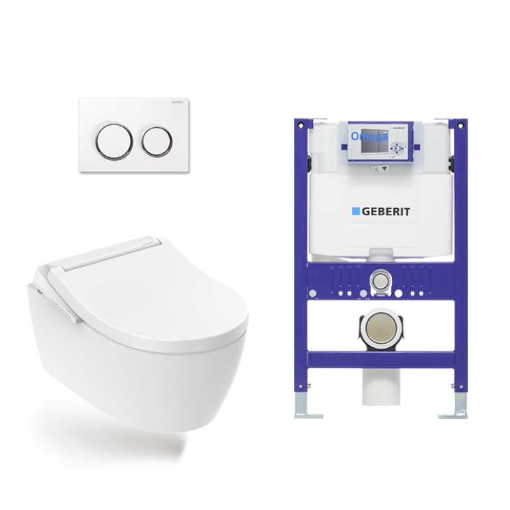GEBERIT 吉博力 艾珂Plus+Nuna+Omega20+Omega 壁挂式智能马桶套装