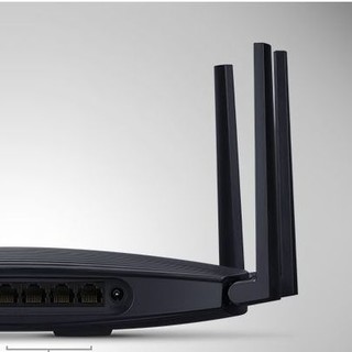 TP-LINK 普联 双频6000M 家用千兆无线路由器 Wi-Fi 6 单个装 黑色