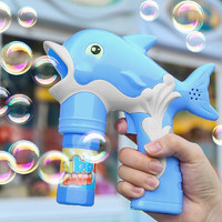 Temi 糖米 全自动声光泡泡机 海豚款 蓝色 送2瓶泡泡液+3颗5号电池+5包泡泡液