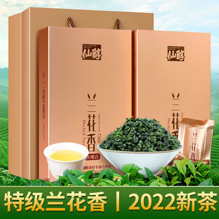 仙醇兰花香安溪铁观音特级浓香型2022新茶乌龙茶袋装礼盒装茶叶
