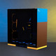 GEOMETRIC FUTURE 几何未来 GeometricFuture）Model8赛璐璐 黑色电脑机箱(E-ATX主板/双360/双面4.0T玻璃/30系显卡/3.1TypeC)