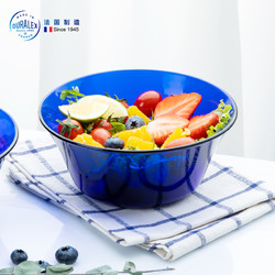 DURALEX 多莱斯 4只DURALEX多莱斯钢化玻璃耐热泡面碗家用水果蔬菜沙拉碗