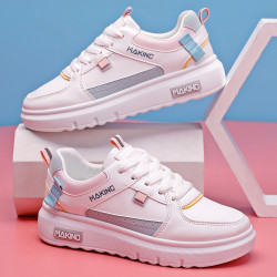 犸凯奴 运动鞋女款秋季新品平底休闲鞋女士百搭小白鞋轻便时尚女鞋