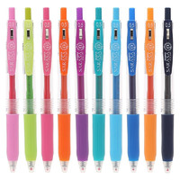 ZEBRA 斑马牌 日本进口JJ15速干中性笔 签字笔 彩色水笔0.5mm 茶色E 1支装