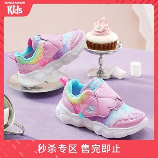 SKECHERS 斯凯奇 女童鞋秋冬季新款舒缓减震百搭跑步鞋运动休闲鞋302740N