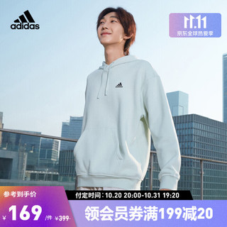 adidas 阿迪达斯 官方男女冬季新款情侣款加绒加厚运动连帽卫衣IB2711