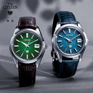 CITIZEN 西铁城 鹰爵自然系列 男士光动能腕表 AQ4100-06W