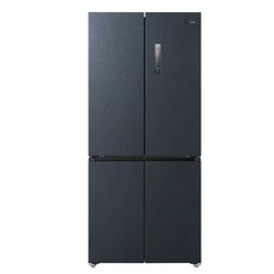 Midea 美的 60厘米薄系列 BCD-485WSPZM(E) 风冷十字对开门冰箱 485L 烟雨灰