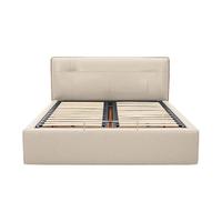  顾家家居 KUKA  B171 现代简约储物床 米黄色 180*200cm