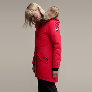 CANADA GOOSE 加拿大鹅 Rossclair系列 女士中长款羽绒服 Fusion Fit版 2580LA 红色 S