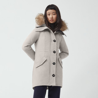 CANADA GOOSE 加拿大鹅 Rossclair系列 女士中长款羽绒服 Fusion Fit版 2580LA 石灰色 XS