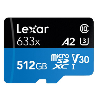 Lexar 雷克沙 663X TF存储卡 512GB