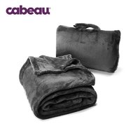 Cabeau 卡布 Fold'n Go Blanket 多功能便携旅行毯 飞机毯 毛毯 午睡毯 腰枕靠毯 折叠毛毯 灰色