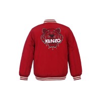 KENZO 凯卓 高田贤三 KENZO KIDS 奢侈品童装 男女童锦纶立领纤维开衫棉服 红色 K26017 96D 6A/6岁/116cm