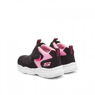 SKECHERS 斯凯奇 女童休闲运动鞋 302529L-BKPK 黑色/粉红色 33.5码