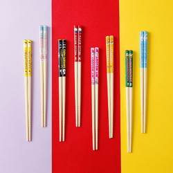 Hello Kitty 凯蒂猫 筷子儿童家用竹制筷子防霉单人创意有趣网红一人一筷