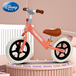 Disney 迪士尼 儿童平衡车无脚踏车 卡其色升级款+防撞棉