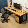 SHICY 实采 新品 办公桌简约现代家用办公室桌子工作台电脑桌台式桌单人桌椅组合
