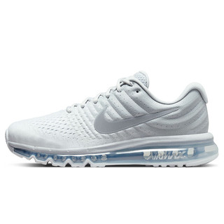 耐克NIKE 男子 运动休闲鞋 全掌大气垫 AIR MAX 2017 RUNNING SHOE 运动鞋 849559-009白金色41码