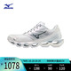 Mizuno 美津浓 Wave Prophecy 11 中性跑鞋 J1GC224952 白色/金属灰 41