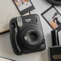 INSTAX 富士instax立拍立得 一次成像相机 mini11暗夜灰