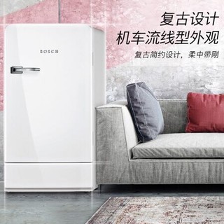 BOSCH 博世 复古单门冰箱 KSL20AW30C 154升 白色