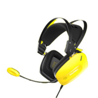 Dareu 达尔优 A730 方舟号 耳罩式头戴式动圈主动降噪有线耳机 潮流黄 3.5mm/USB-A