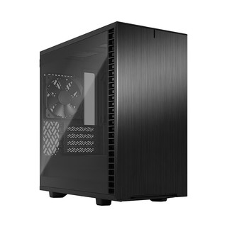 分形工艺（Fractal Design）Define7 Mini机箱紧凑型 静音侧透MATX台式机 Define7 Mini全黑化（Light TG)