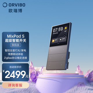 ORVIBO 欧瑞博 MixPad S 旗舰版 智能开关面板 灰色