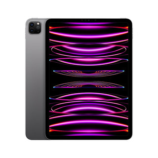 Apple 苹果 iPad Pro 2022款 11英寸 平板电脑（2388*1668、M2、2TB、WLAN版、深空灰色、MNXM3CH/A）