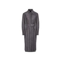 Ferrari 法拉利 Roma系列 女士中长款风衣 47552 木炭色 M