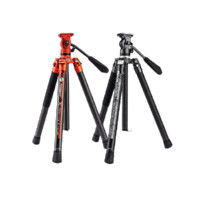 Fotopro 富图宝 空气二号 Video 反折碳纤维三脚架 火焰橙
