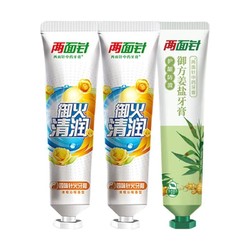 兩面針 中藥牙膏 四味針火140g*2+姜鹽140g