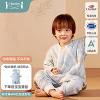 ibaby睡袋恒温婴儿睡袋分腿式可拆袖宝宝睡袋抑菌国家宝藏睡袋礼盒款 将军令身高110-120厘米