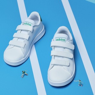 adidas 阿迪达斯 官网neo ADVANTAGE C男女小童休闲运动鞋小白鞋 EF0221 EF0223 FW2589 FY4625