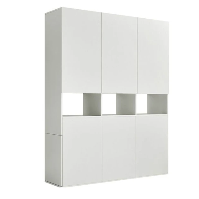 LINSY 林氏家居 CW1G-A 简约衣柜 白色 120*41*190cm