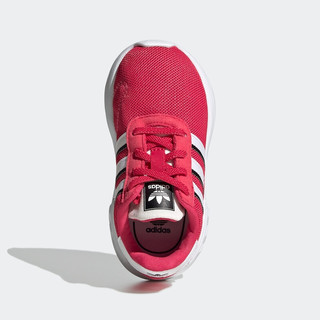 adidas 阿迪达斯 官方三叶草LA TRAINER LITE EL女婴童舒适网面运动鞋 粉/白 26.5(155mm)