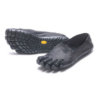 vibram 时尚运动休闲旅行轻便防滑皮质五趾鞋CVT Leather 黑色女款 38