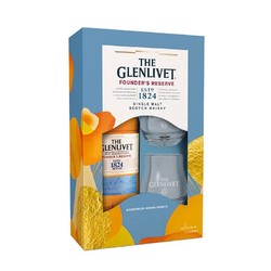 THE GLENLIVET 格兰威特 Glenlivet 创始人 单一麦芽 苏格兰 威士忌 礼盒装 700ml