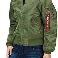 ALPHA INDUSTRIES INC [官方] 拉链收口夹克 MA-1 女士