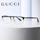 GUCCI 古驰 鹿晗同款眼镜框GG0131O+可配1.67折射率防蓝光镜片2片