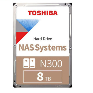 TOSHIBA 东芝 N300系列 3.5英寸 NAS硬盘（CMR、7200rpm、256MB）