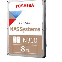 TOSHIBA 东芝 N300系列 3.5英寸 NAS硬盘（CMR、7200rpm、256MB）16t