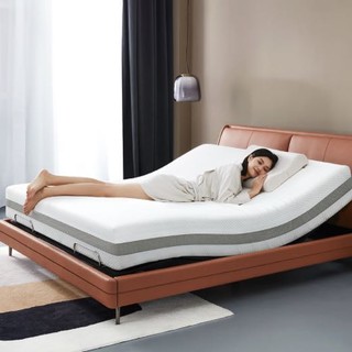8H DT3+RM Milan智能电动床+乳胶床垫 时尚橘 1.5m床