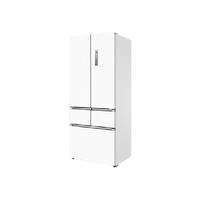 PLUS会员：Midea 美的 60厘米薄系列 BCD-424WFPZM(E) 风冷多门冰箱 424L 白色