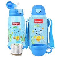 Fisher-Price 8158 儿童保温杯 600ml 蓝色