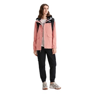 THE NORTH FACE 北面 女子冲锋衣 NF0A4U7T-574 粉色 M