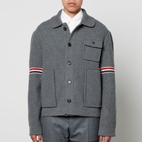 THOM BROWNE. Boiled 男士羊毛夹克